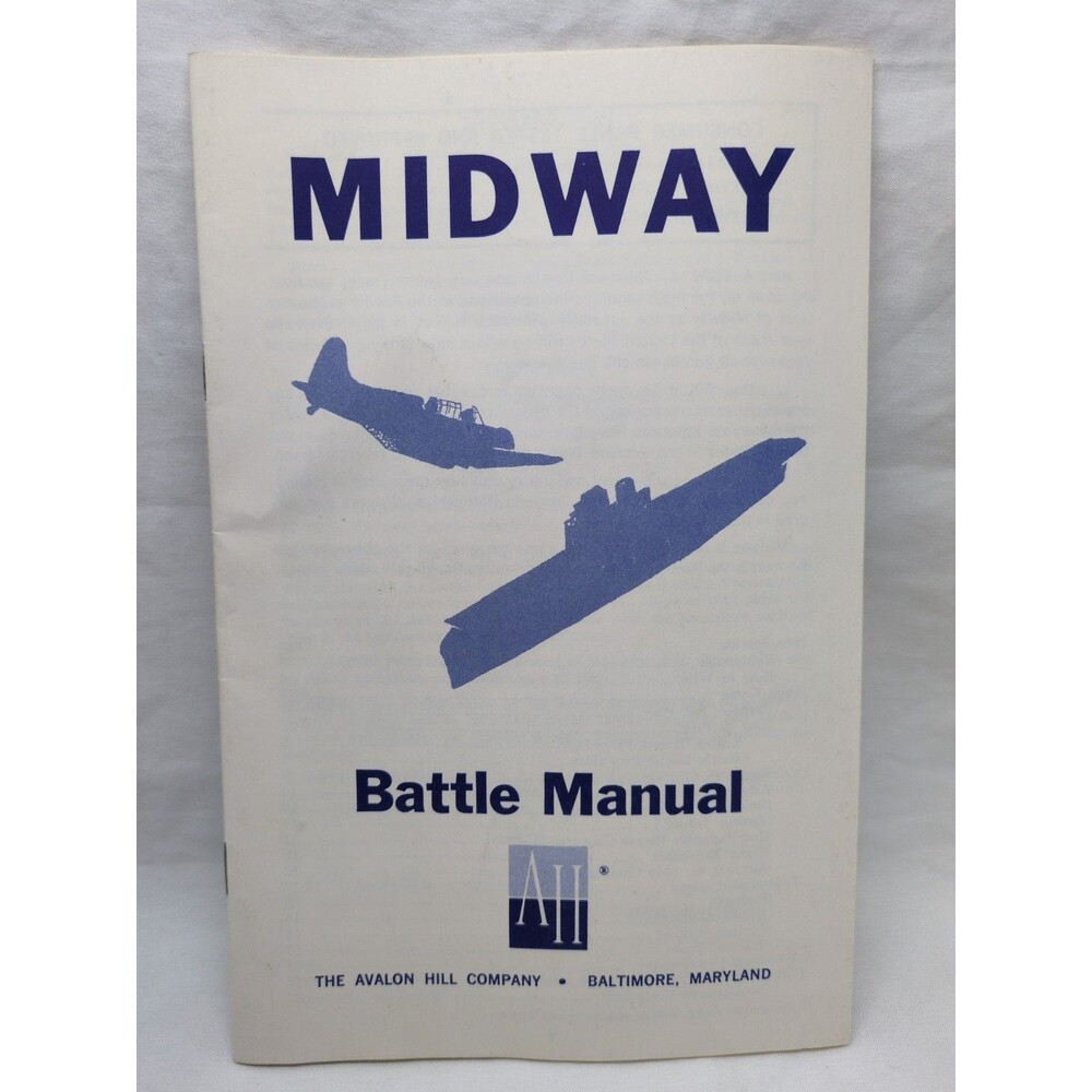 Avalon Hill Midway Battle Manual